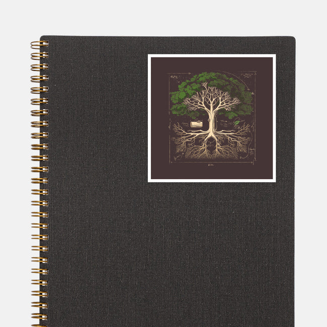 Tree Anatomy-None-Glossy-Sticker-GoshWow