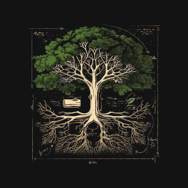 Tree Anatomy-Mens-Heavyweight-Tee-GoshWow