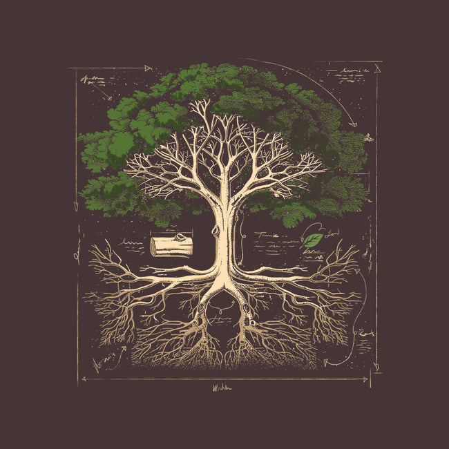 Tree Anatomy-None-Fleece-Blanket-GoshWow