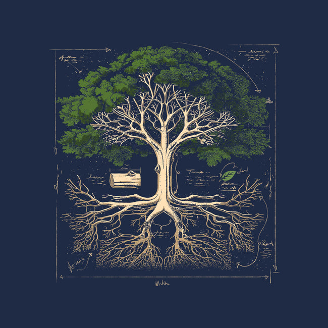 Tree Anatomy-None-Fleece-Blanket-GoshWow