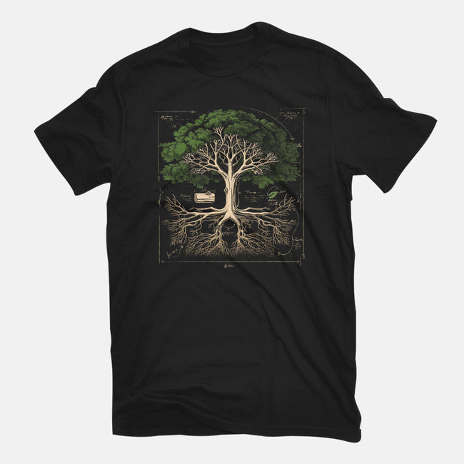 Tree Anatomy-Unisex-Basic-Tee-GoshWow