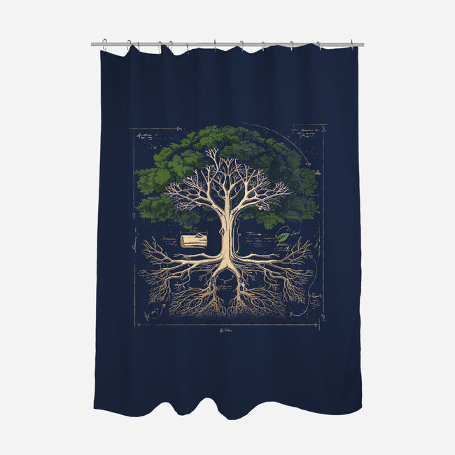 Tree Anatomy-None-Polyester-Shower Curtain-GoshWow