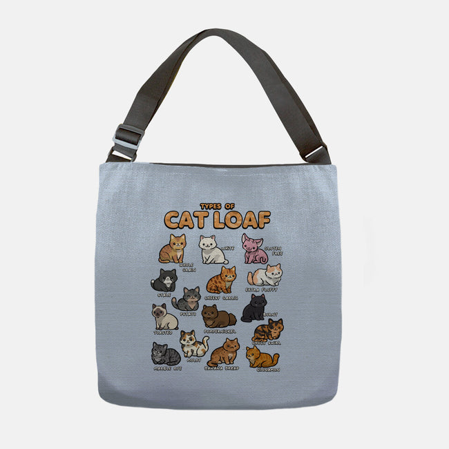 Types Of Cat Loaf-None-Adjustable Tote-Bag-Wowsome