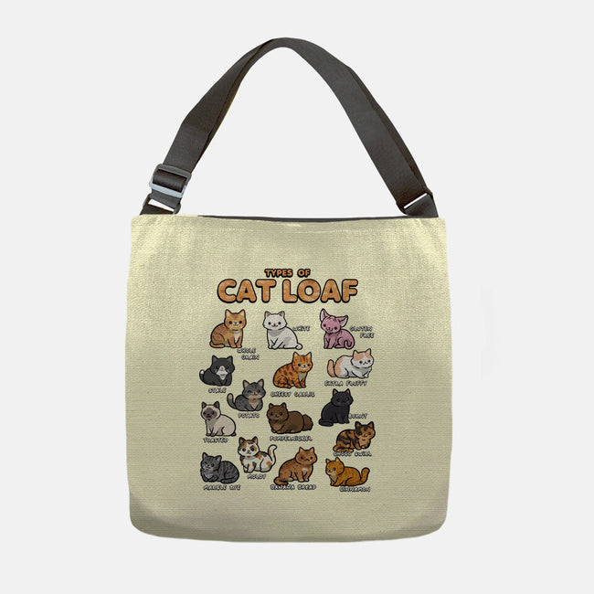 Types Of Cat Loaf-None-Adjustable Tote-Bag-Wowsome