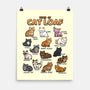 Types Of Cat Loaf-None-Matte-Poster-Wowsome