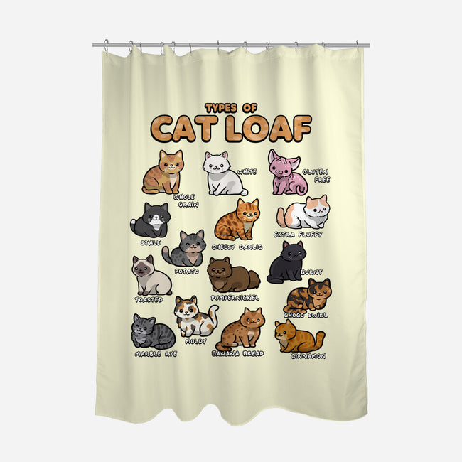 Types Of Cat Loaf-None-Polyester-Shower Curtain-Wowsome