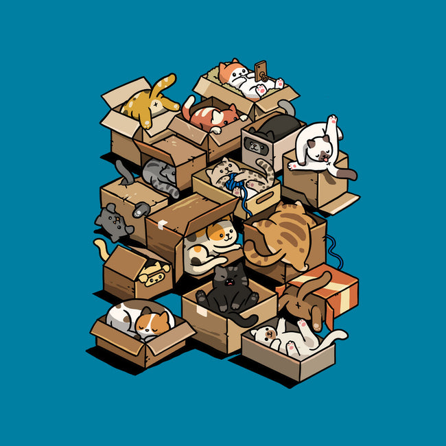 Cardboard Cats-None-Matte-Poster-Wowsome