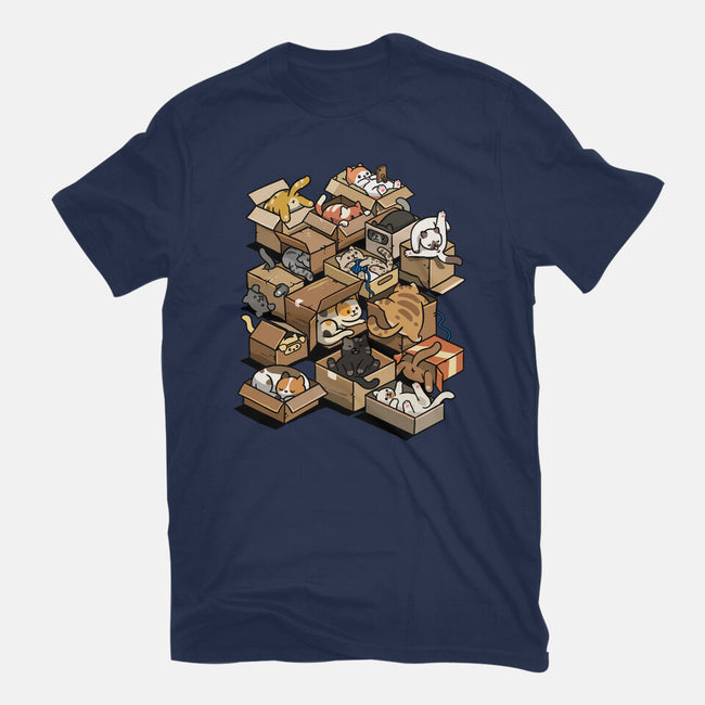 Cardboard Cats-Youth-Basic-Tee-Wowsome