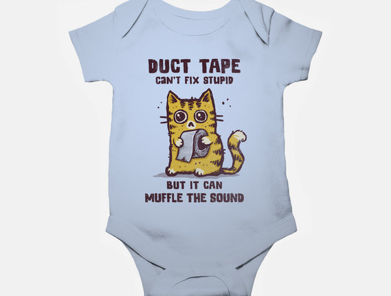 Duct Tape Can Muffle The Sound