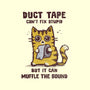 Duct Tape Can Muffle The Sound-None-Memory Foam-Bath Mat-kg07