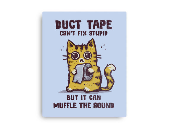 Duct Tape Can Muffle The Sound