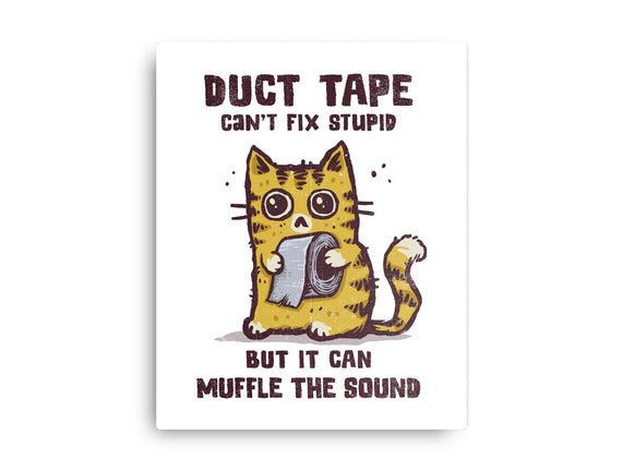 Duct Tape Can Muffle The Sound