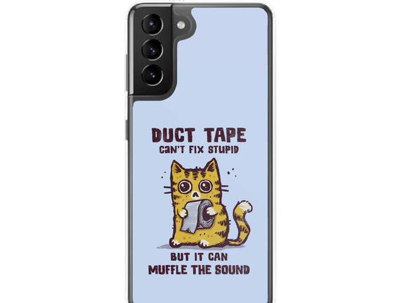 Duct Tape Can Muffle The Sound