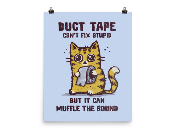 Duct Tape Can Muffle The Sound