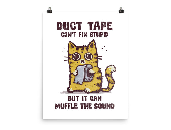 Duct Tape Can Muffle The Sound