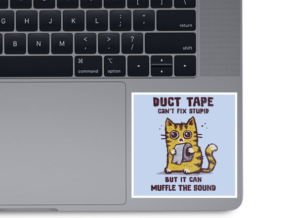 Duct Tape Can Muffle The Sound