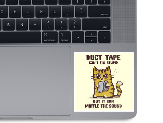 Duct Tape Can Muffle The Sound