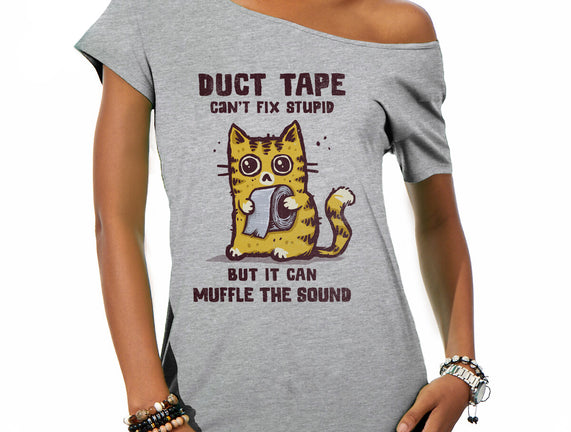 Duct Tape Can Muffle The Sound