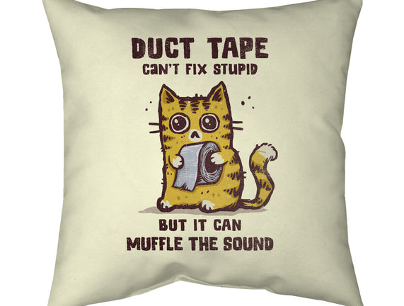 Duct Tape Can Muffle The Sound