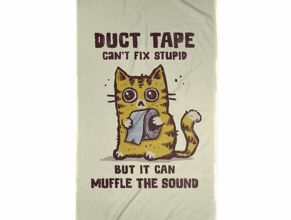 Duct Tape Can Muffle The Sound