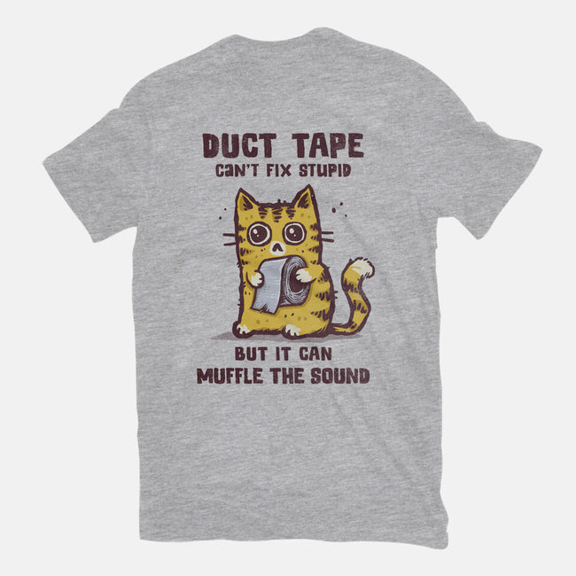 Duct Tape Can Muffle The Sound-Mens-Heavyweight-Tee-kg07