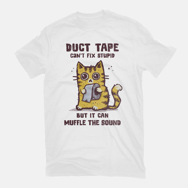 Duct Tape Can Muffle The Sound-Unisex-Basic-Tee-kg07