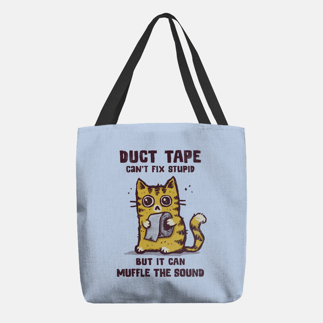 Duct Tape Can Muffle The Sound-None-Basic Tote-Bag-kg07