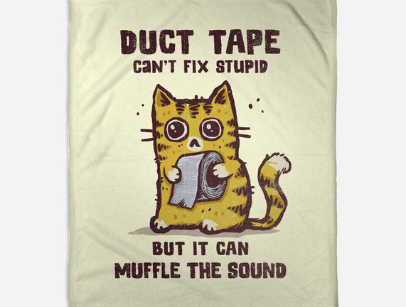 Duct Tape Can Muffle The Sound