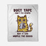 Duct Tape Can Muffle The Sound-None-Fleece-Blanket-kg07