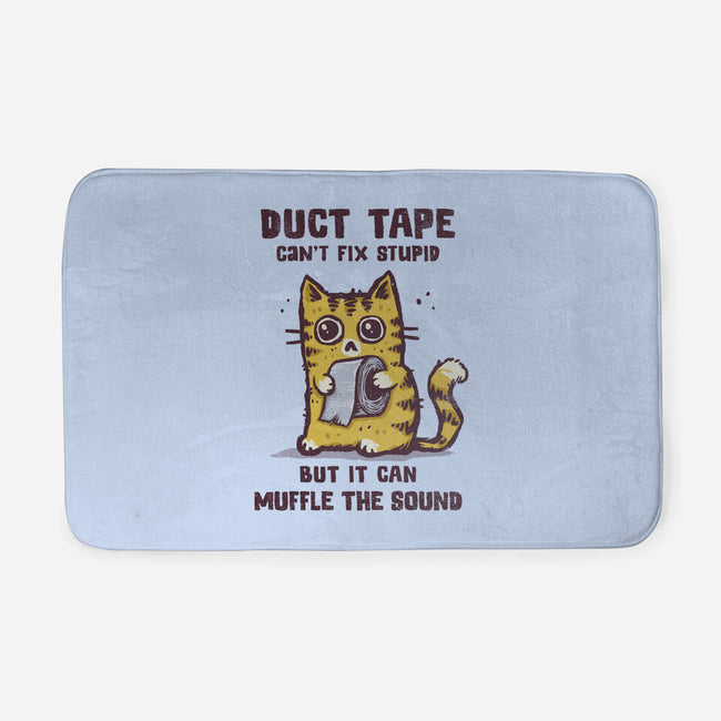 Duct Tape Can Muffle The Sound-None-Memory Foam-Bath Mat-kg07