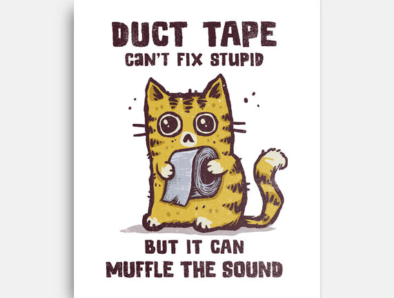 Duct Tape Can Muffle The Sound