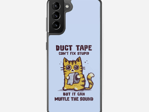 Duct Tape Can Muffle The Sound