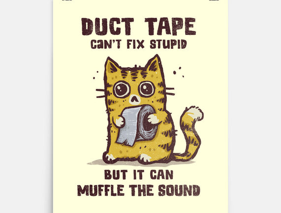 Duct Tape Can Muffle The Sound