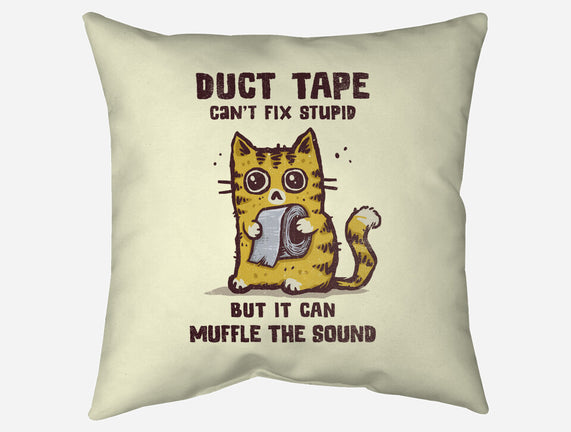 Duct Tape Can Muffle The Sound