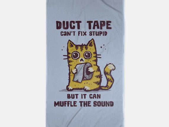 Duct Tape Can Muffle The Sound