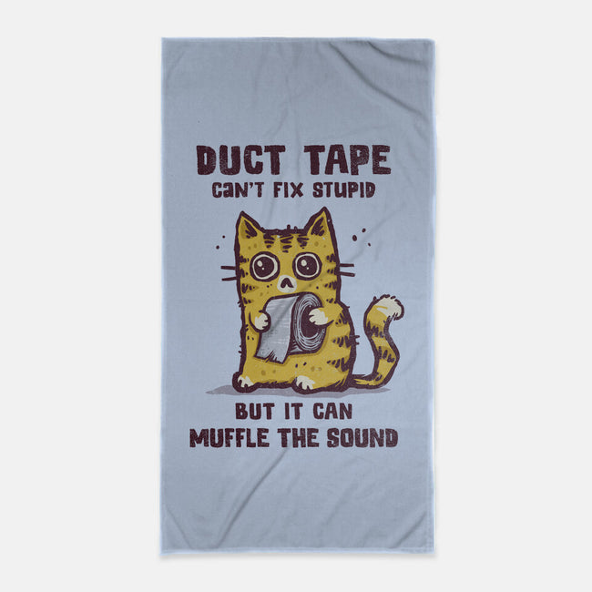 Duct Tape Can Muffle The Sound-None-Beach-Towel-kg07