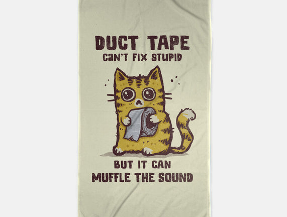 Duct Tape Can Muffle The Sound