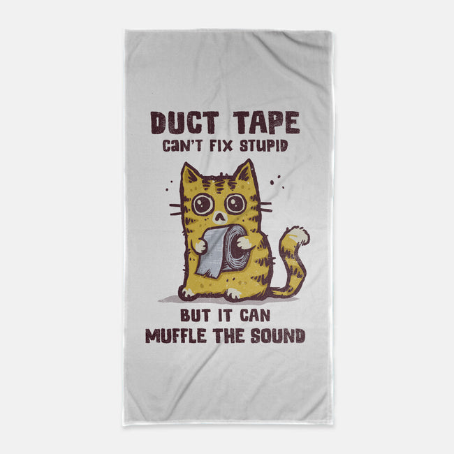 Duct Tape Can Muffle The Sound-None-Beach-Towel-kg07