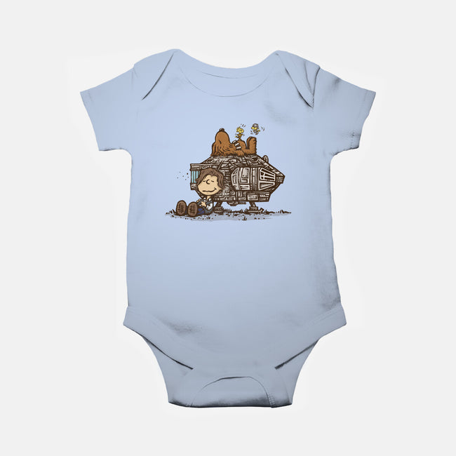 The Lazy Beagle-Baby-Basic-Onesie-kg07