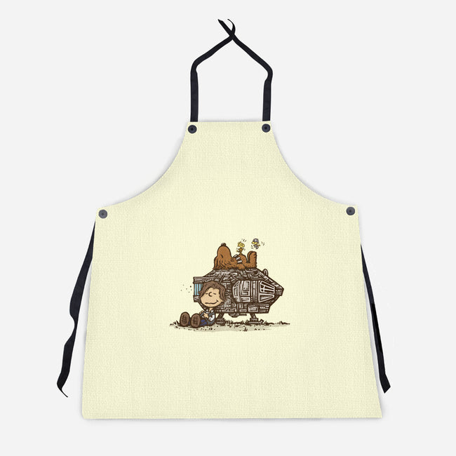 The Lazy Beagle-Unisex-Kitchen-Apron-kg07