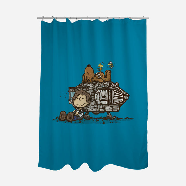 The Lazy Beagle-None-Polyester-Shower Curtain-kg07