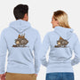 The Lazy Beagle-Unisex-Zip-Up-Sweatshirt-kg07