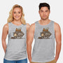 The Lazy Beagle-Unisex-Basic-Tank-kg07