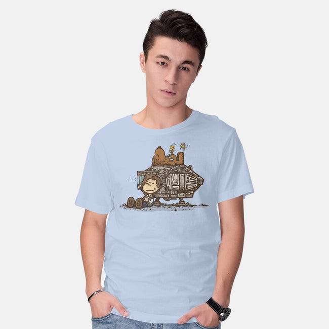 The Lazy Beagle-Mens-Basic-Tee-kg07