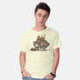 The Lazy Beagle-Mens-Basic-Tee-kg07