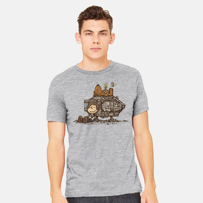 The Lazy Beagle-Mens-Heavyweight-Tee-kg07