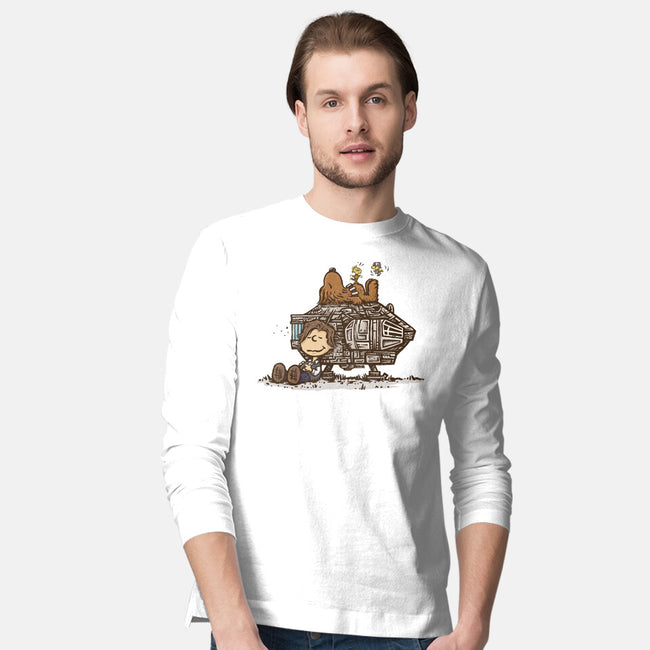 The Lazy Beagle-Mens-Long Sleeved-Tee-kg07