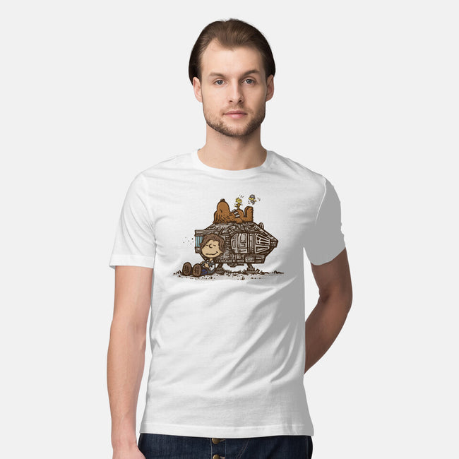 The Lazy Beagle-Mens-Premium-Tee-kg07