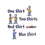 Red Shirt Blue Shirt-None-Stretched-Canvas-kg07