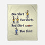 Red Shirt Blue Shirt-None-Fleece-Blanket-kg07